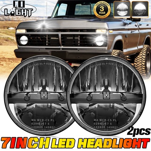 Fari tondi led da - fari, 7