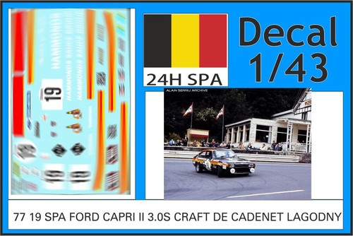 Decal 43 24h spa - , 1/43